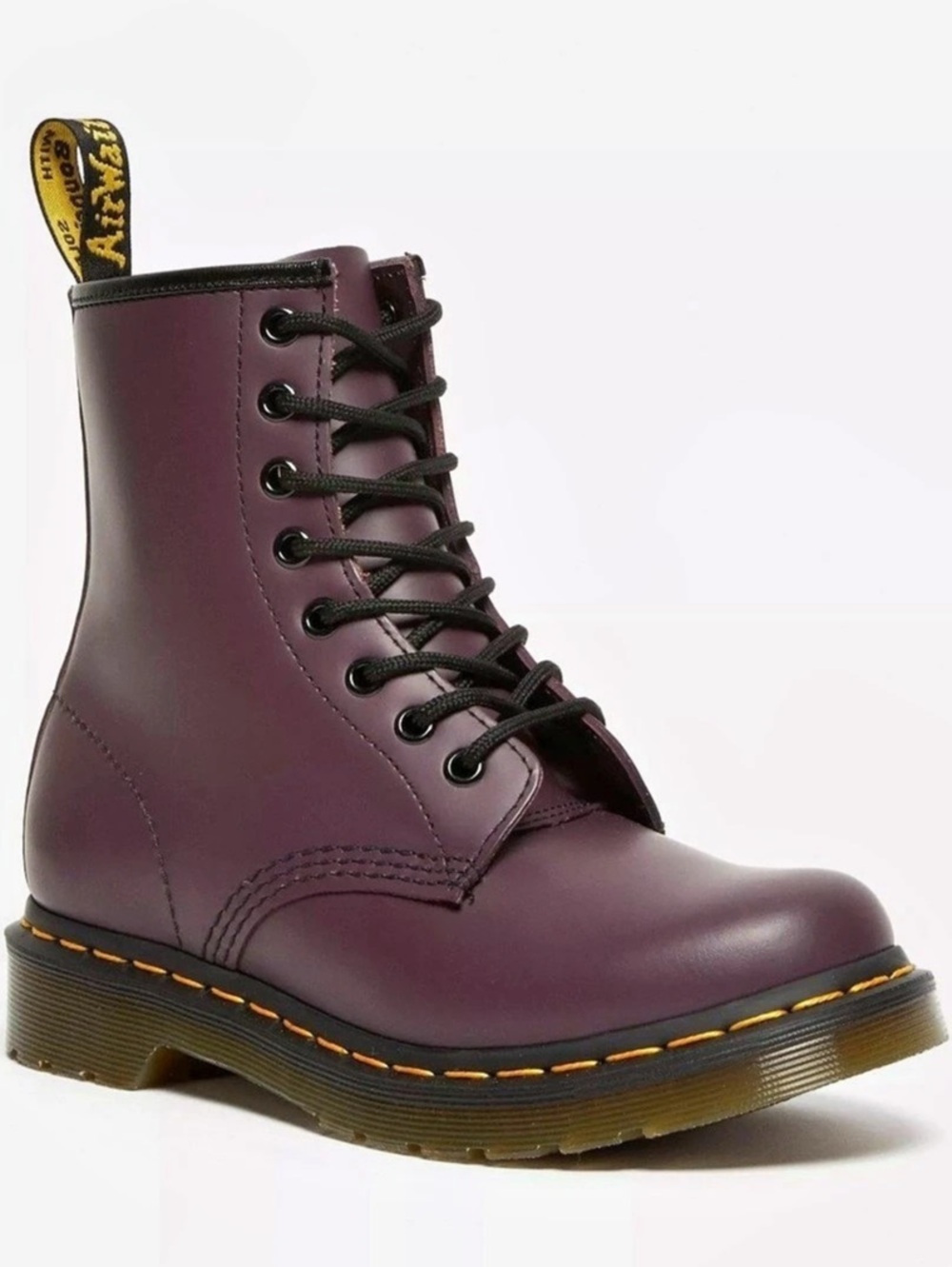 Dr. Martens 1460 Leather Combat Boots Purple US 8 - Picture 11 of 12